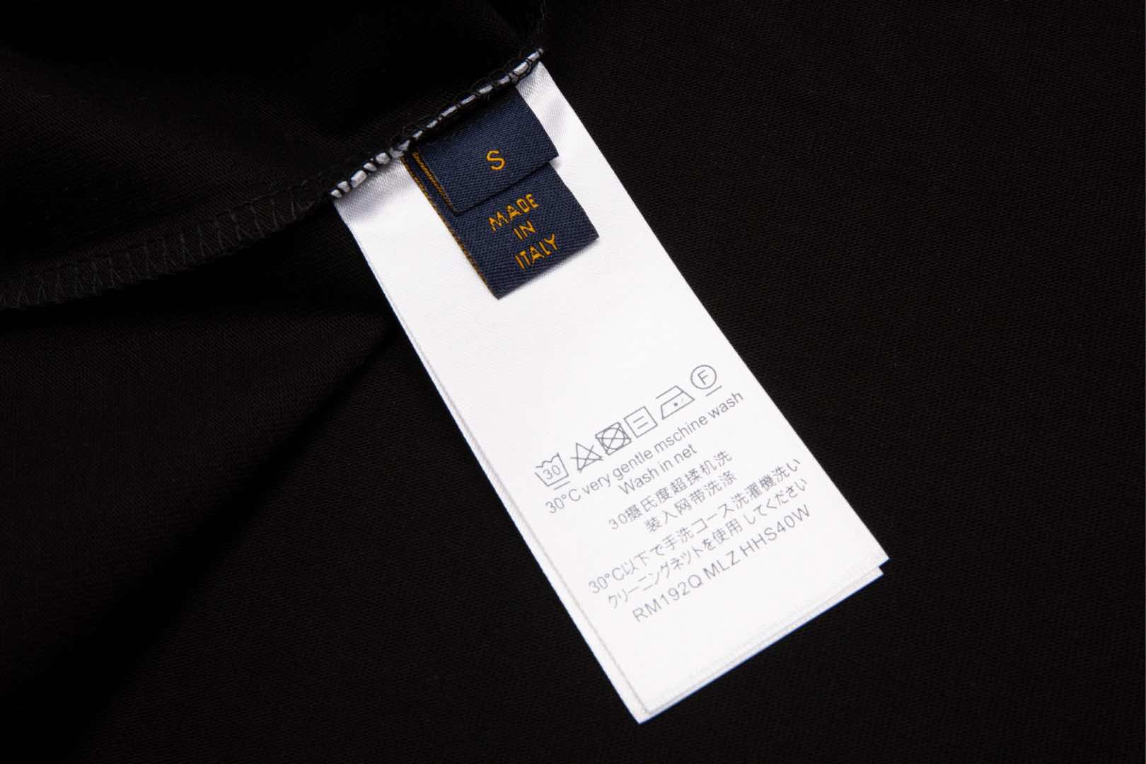 LOUIS VUITTON/路易威登 凹凸大logo烫画短袖T恤 三标齐全