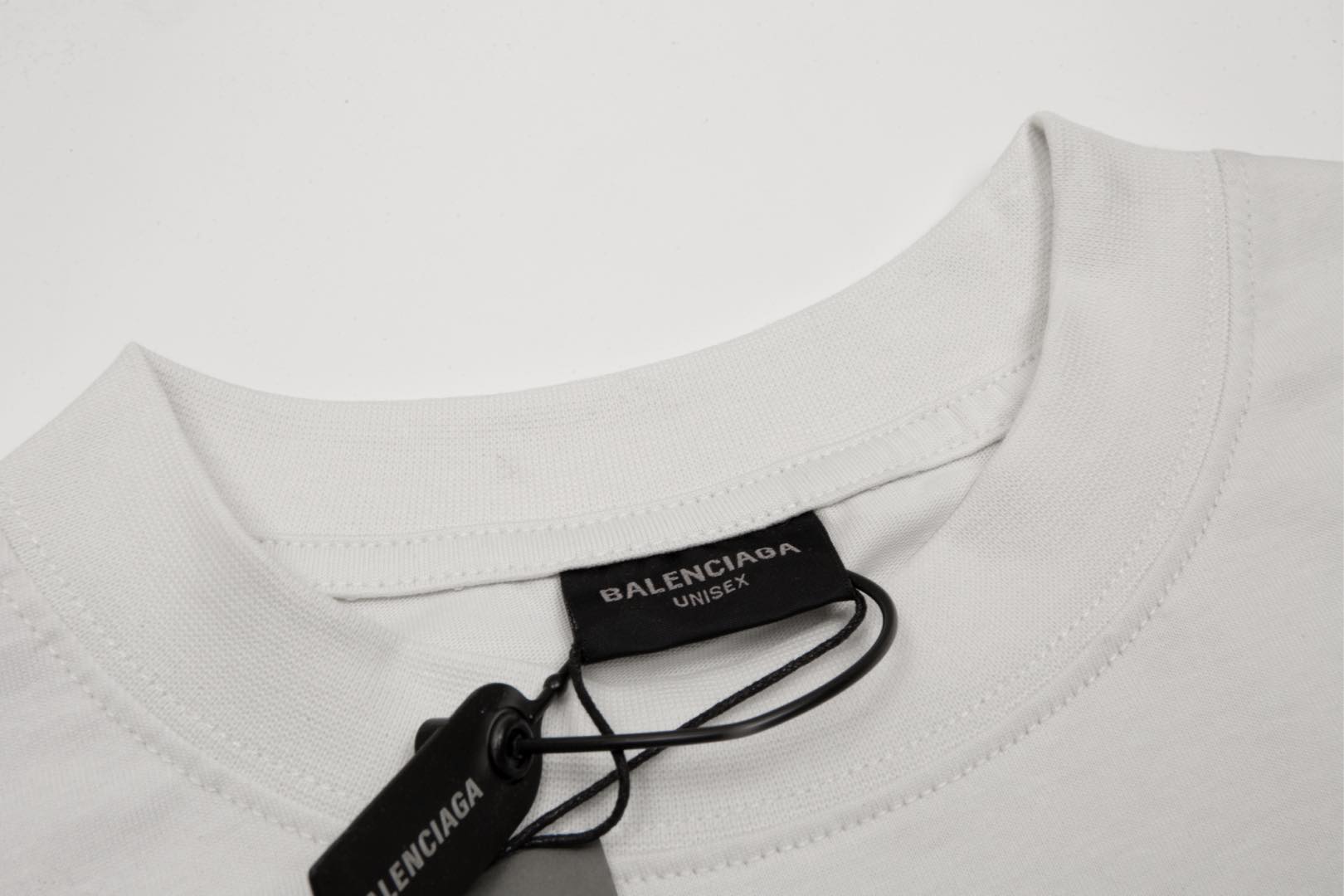顶级） Balenciaga/巴黎世家 未来墨镜图案圆领短袖T恤
