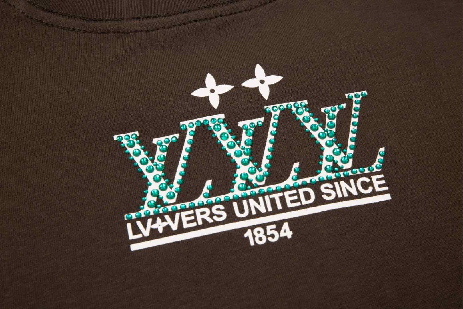 （顶级） LOUIS VUITTON/路易威登 航线印花圆领短袖T恤