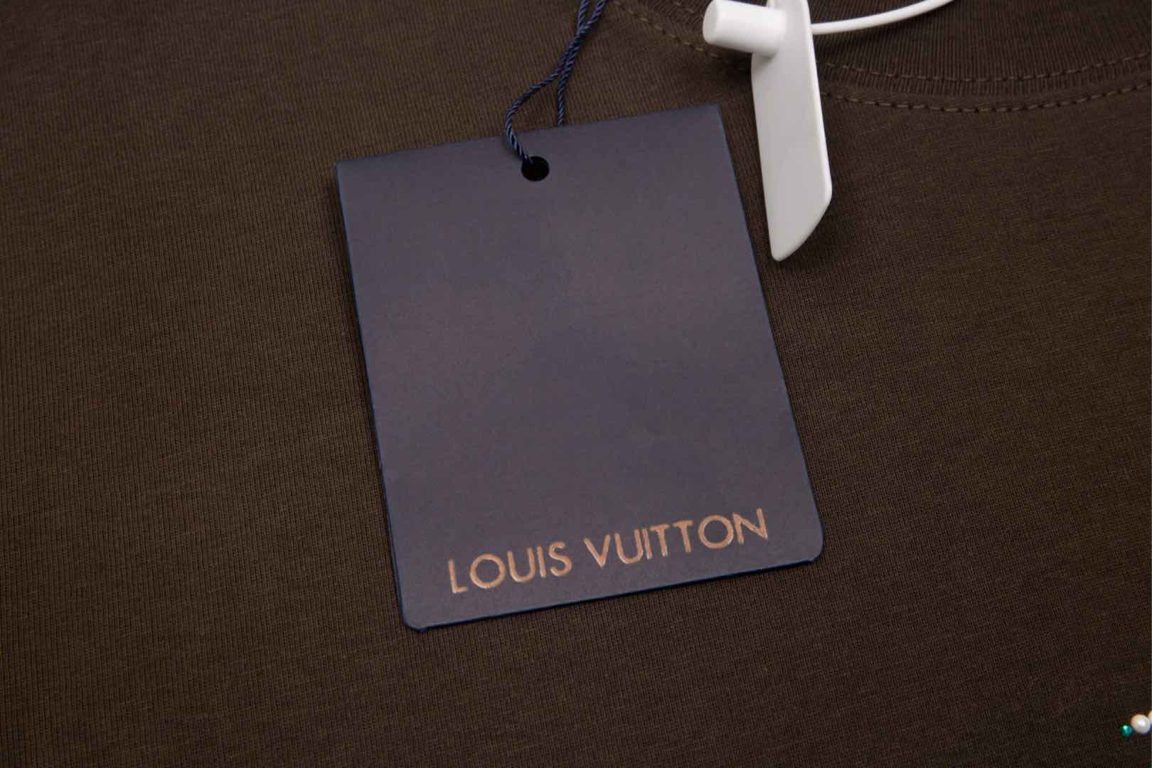 （顶级） LOUIS VUITTON/路易威登 航线印花圆领短袖T恤