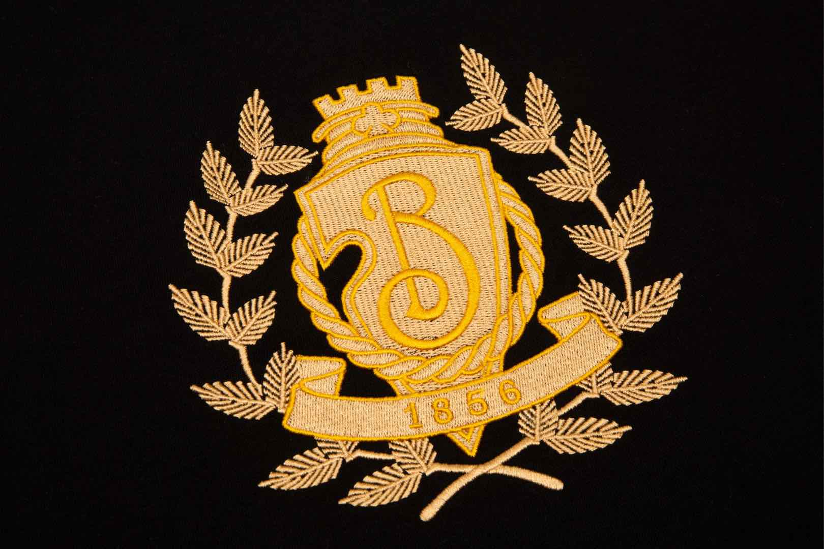 顶级） Burberry/巴宝莉 金叶徽标圆领短袖T恤