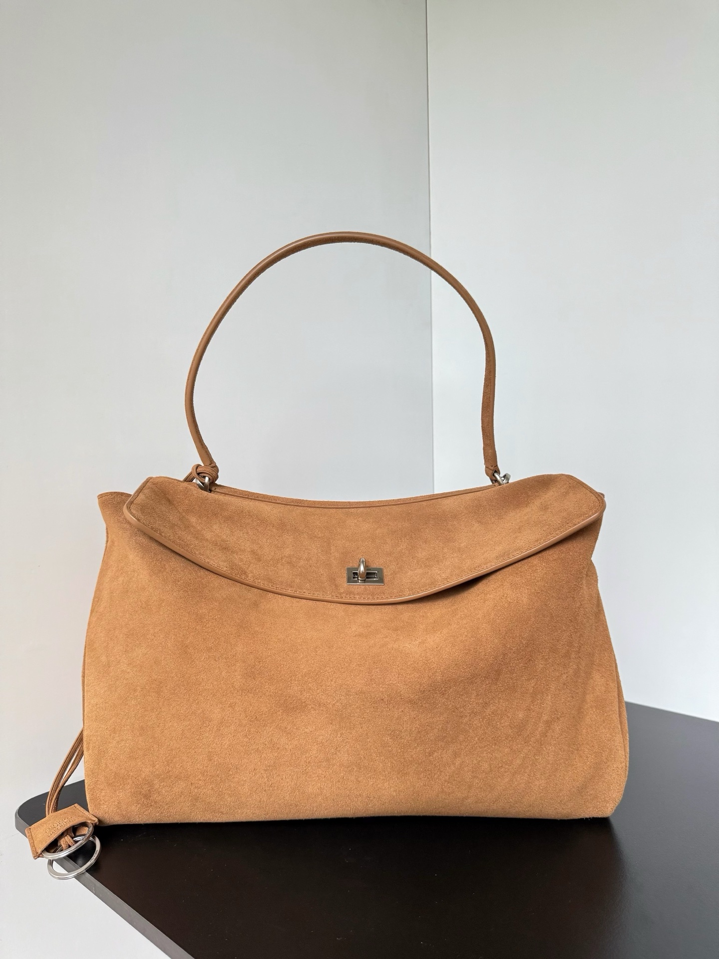Balenciaga Rodeo Large Suede Bag - Chic & Practical Designer Handbag