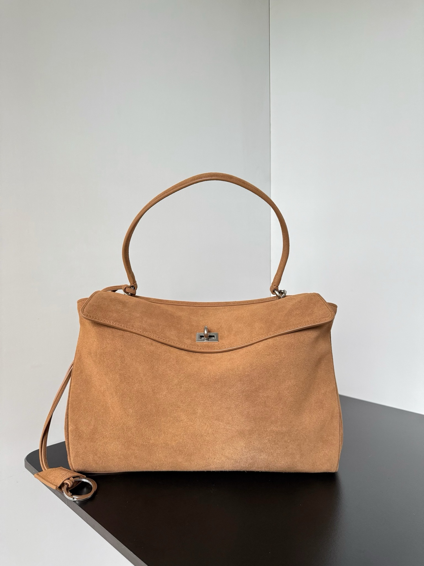 Balenciaga Rodeo Suede Top Handle Bag, Spacious, Stylish and Versatile