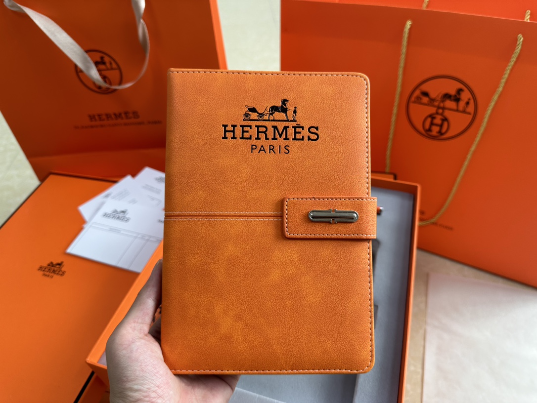 Hermès Notebook — Actual Product Photography - Comprehensive