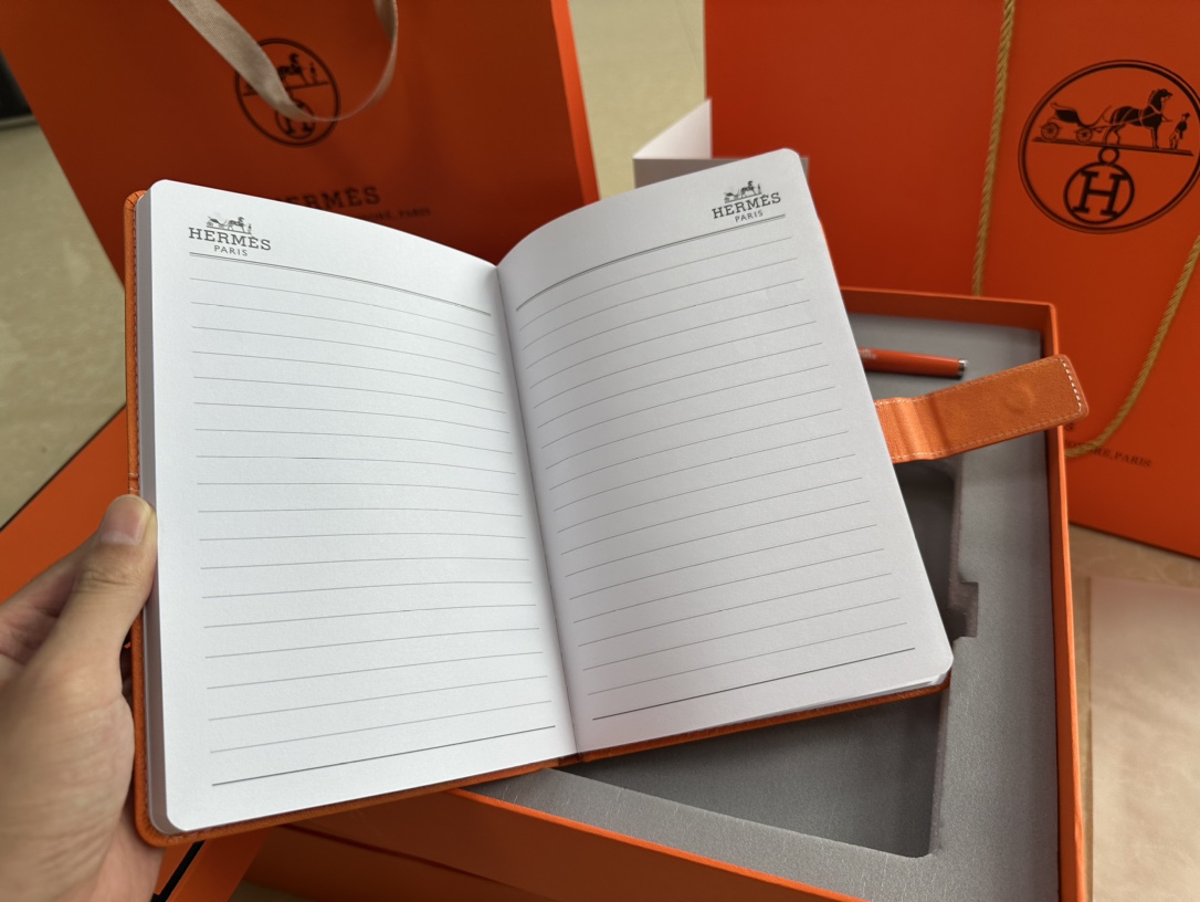 Hermès Notebook — Actual Product Photography - Comprehensive 6