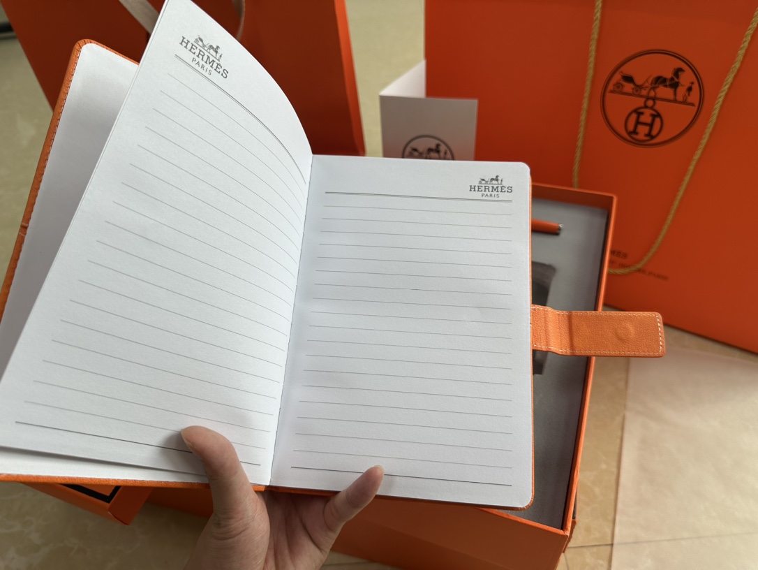 Hermès Notebook — Actual Product Photography - Comprehensive 7