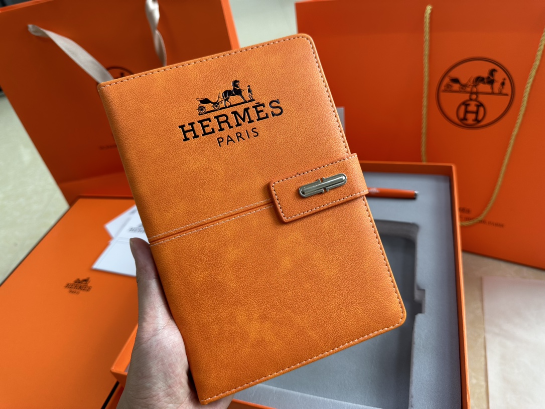 Hermès Notebook — Actual Product Photography - Comprehensive 2