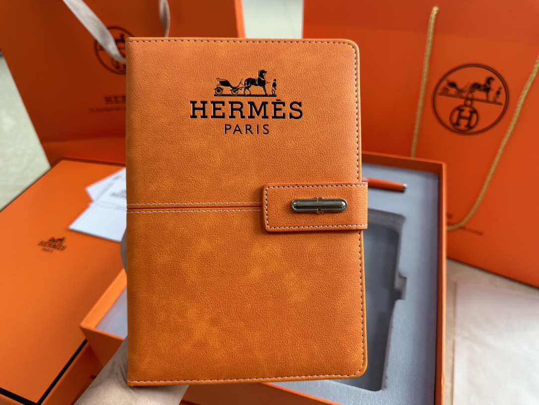 Hermès Notebook — Actual Product Photography - Comprehensive 3