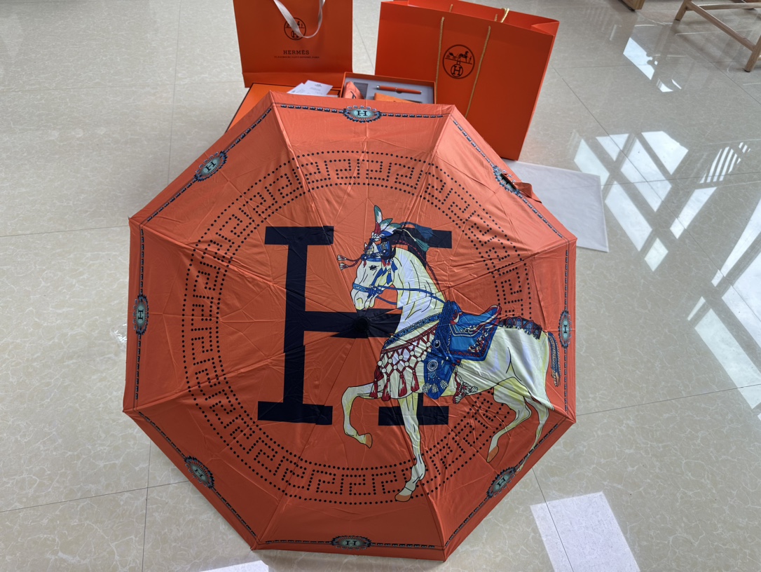 Hermès Umbrella — Product Photography - Comprehensive 6