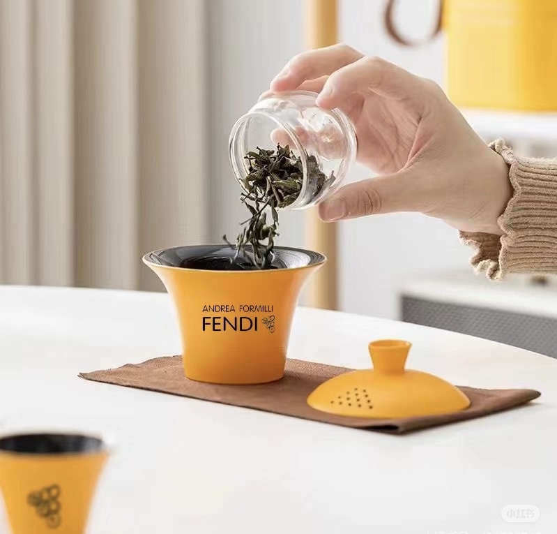 芬迪茶具,一抹亮黄点亮生活,品茗之间,尽显雅致风范 3