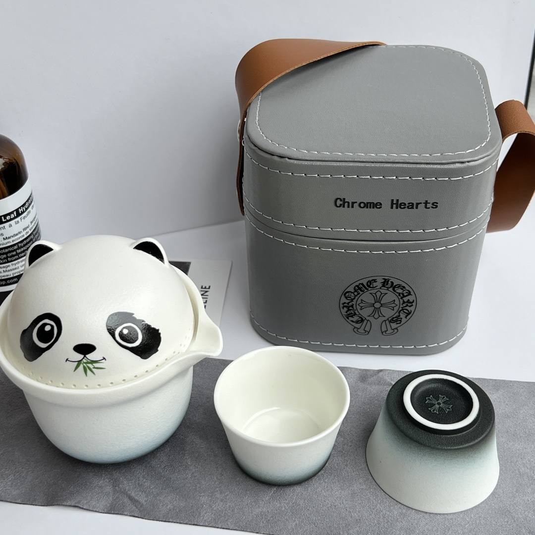 Chrome Hearts Collaboration Panda Tea Set - Comprehensive 9