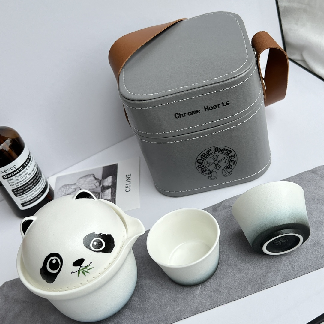 Chrome Hearts Collaboration Panda Tea Set - Comprehensive 8