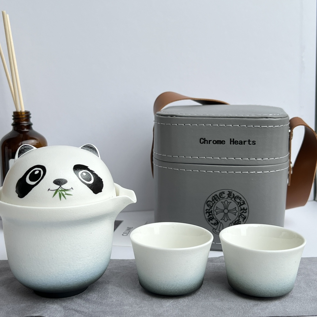 Chrome Hearts Collaboration Panda Tea Set - Comprehensive 6