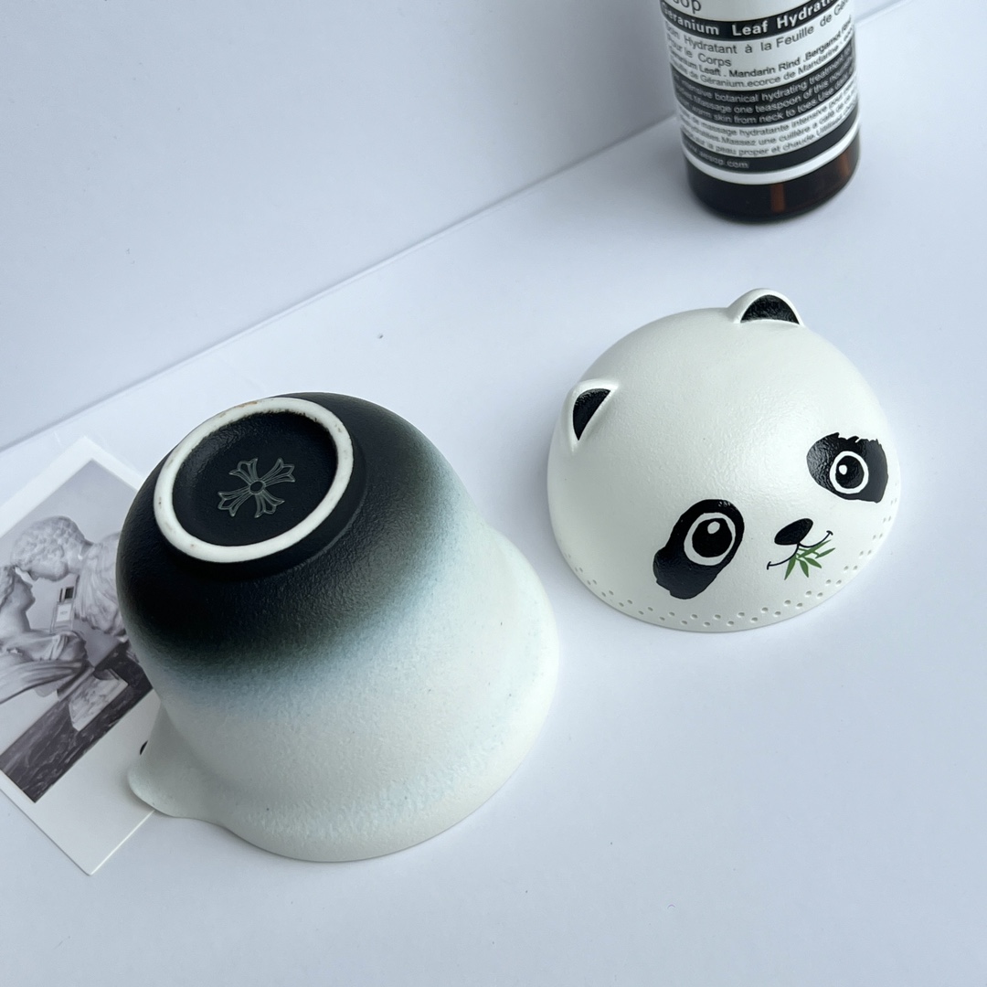 Chrome Heart熊猫茶具,萌趣来袭 2