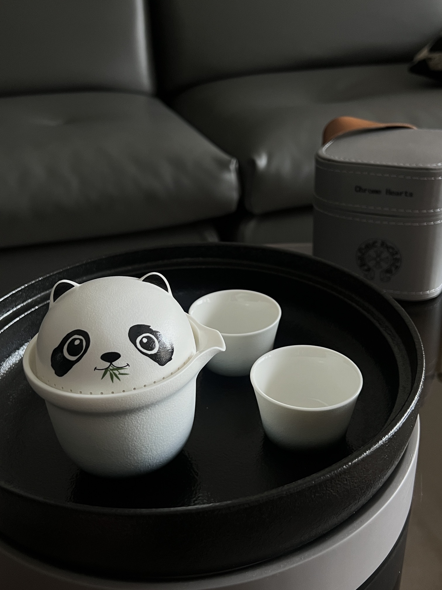 自从入手了克罗心联名熊猫茶具,每天的品茶时光都变得格外美好 3