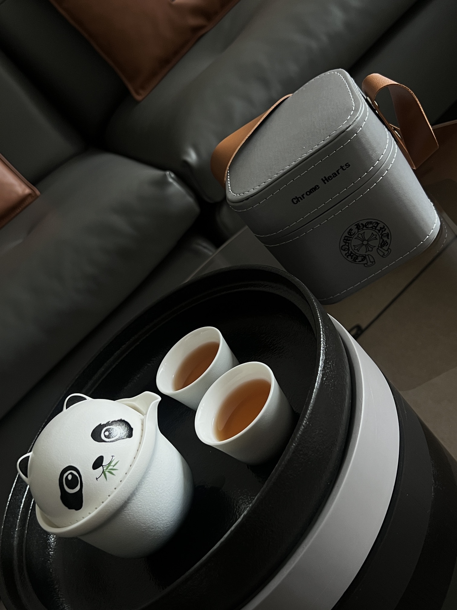 自从入手了克罗心联名熊猫茶具,每天的品茶时光都变得格外美好 4