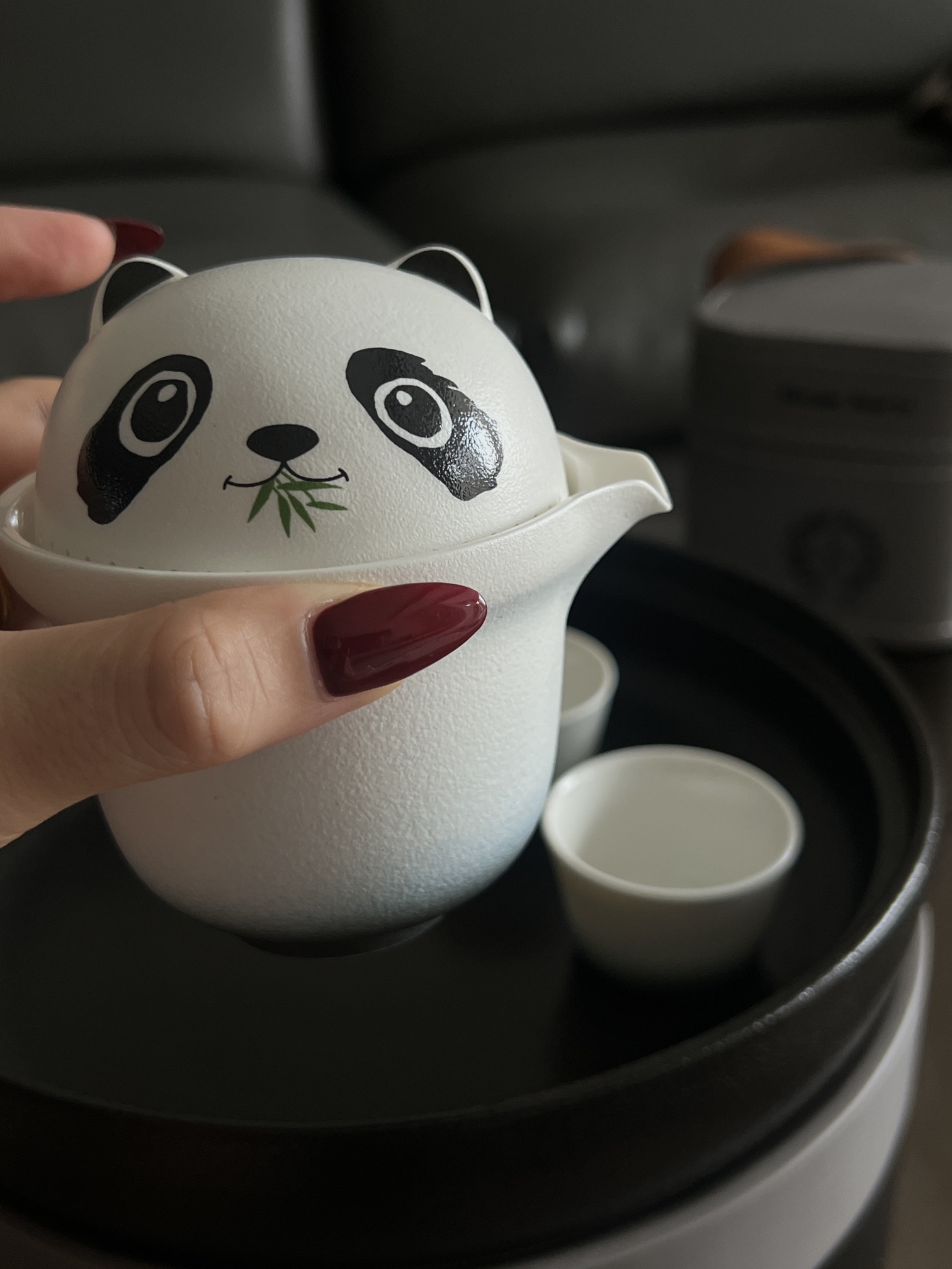 自从入手了克罗心联名熊猫茶具,每天的品茶时光都变得格外美好 7