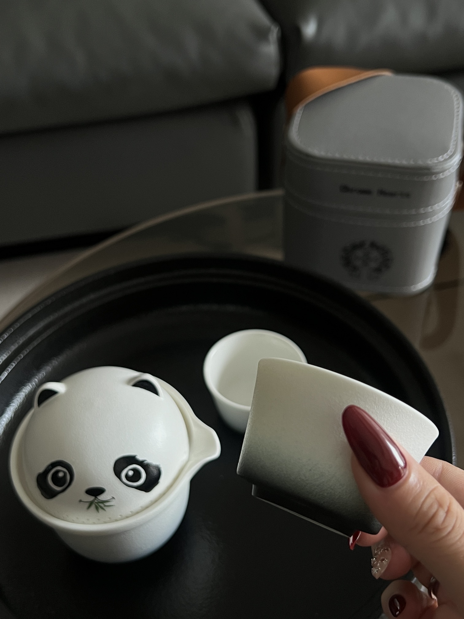 自从入手了克罗心联名熊猫茶具,每天的品茶时光都变得格外美好 8