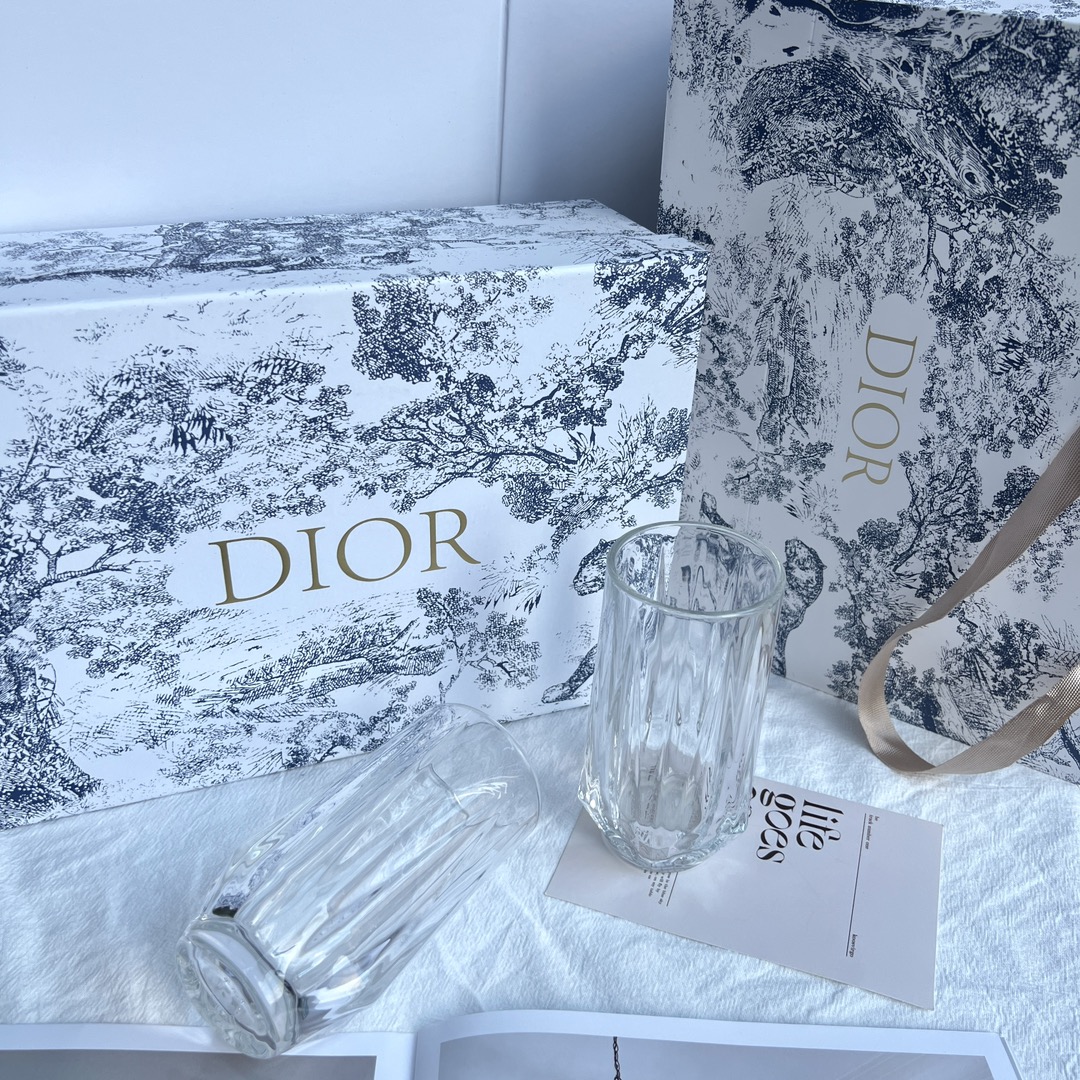Dior Glass Tumbler Set (Set of 2 - Comprehensive 5