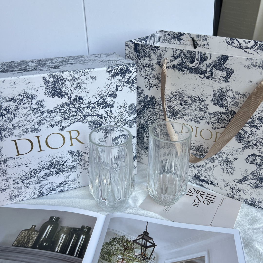 Dior Glass Tumbler Set (Set of 2 - Comprehensive 6