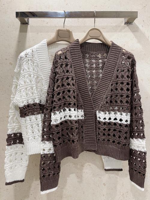 Women's Capsule Collection Loose V-Neck Mesh Cardigan - Available in Two Colors 1 Women's Capsule Collection Loose V-Neck Mesh Cardigan - Available in Two Colors