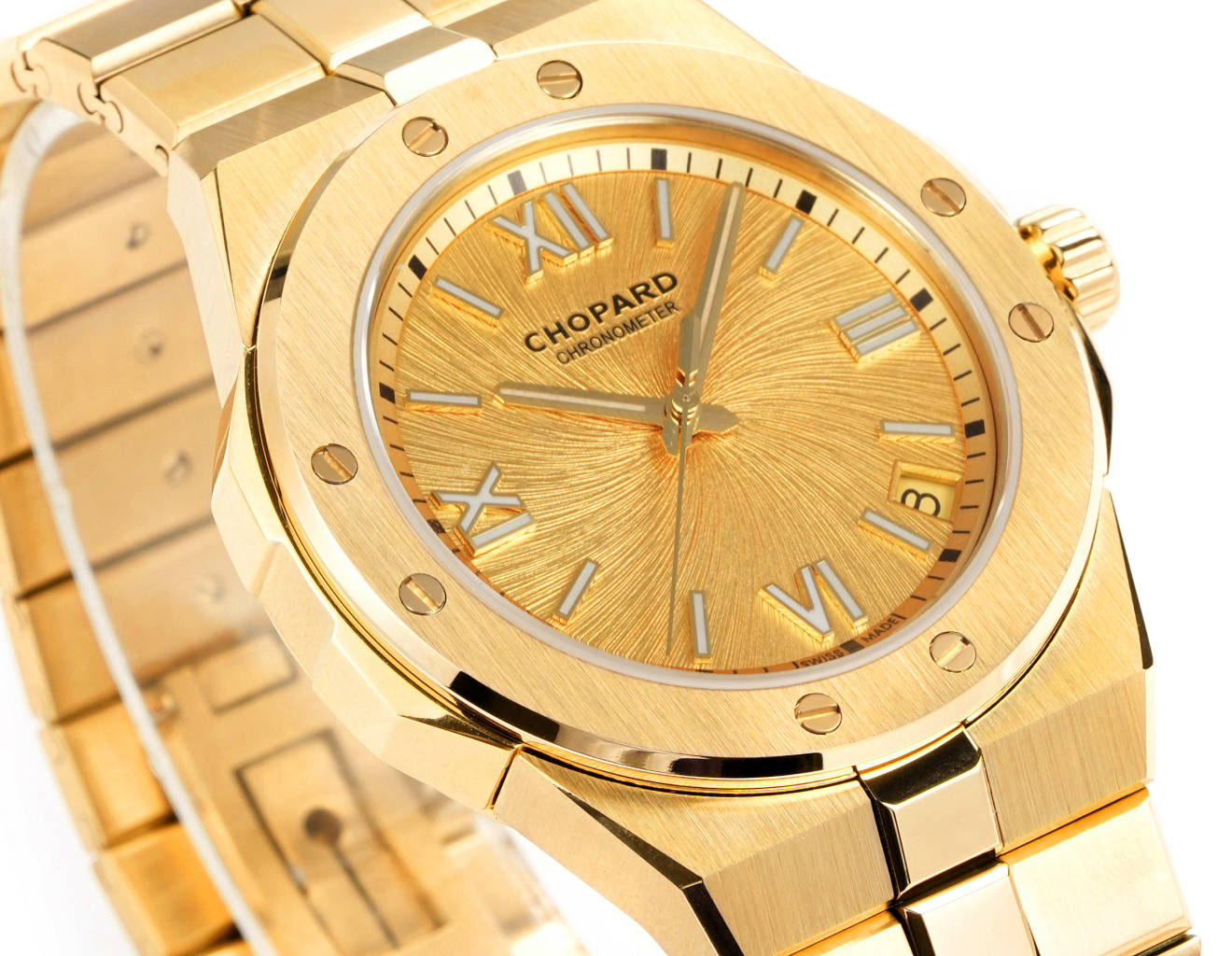 Alpine Eagle Snow Wing Series: Exclusive Gold Watch with Visionary Design - 图片 6