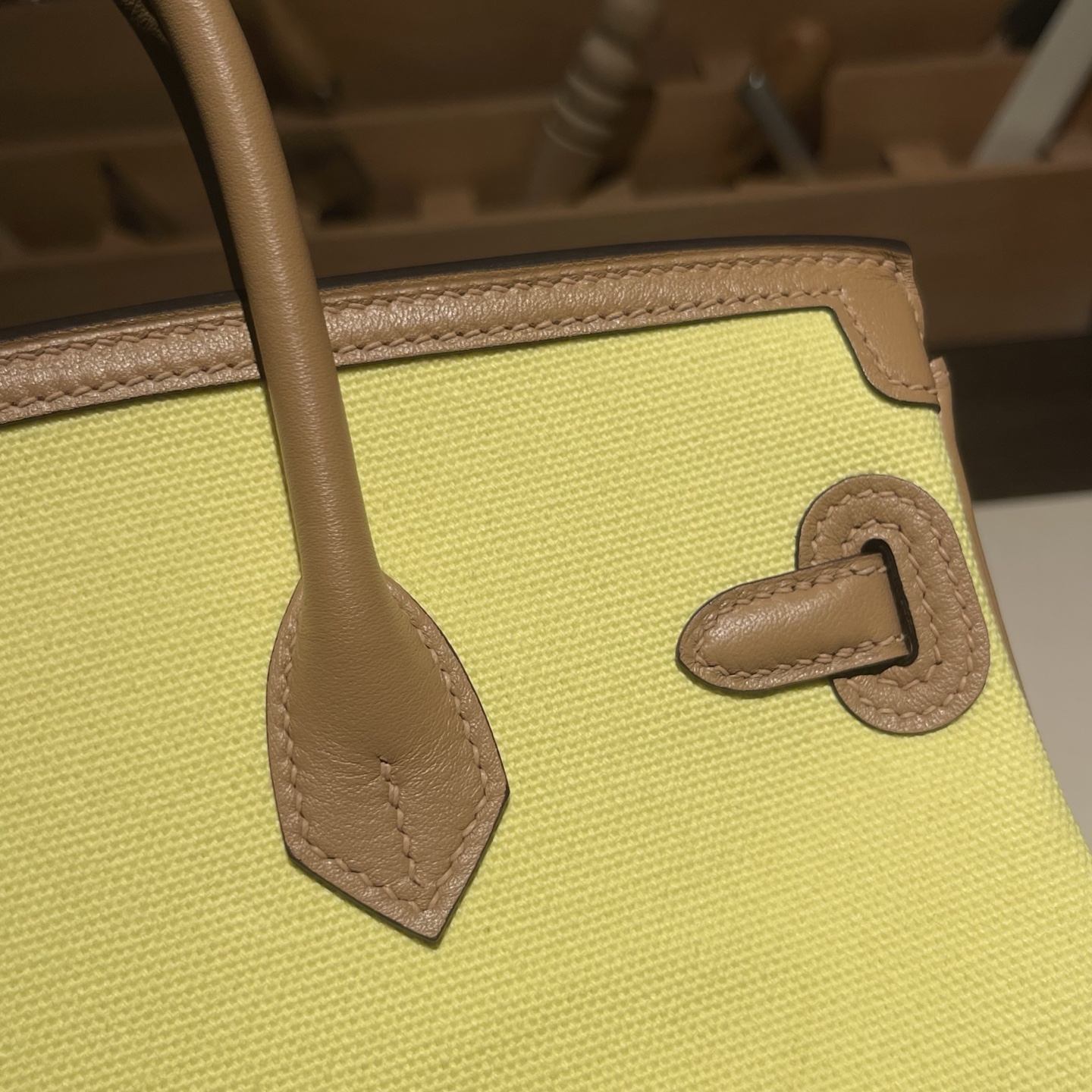 🐎新品
Birkin Cargo 帆布铂金包 25cm 原厂进口Swift皮拼帆布【柠檬黄🍋】银扣 通勤休闲包 男女通用款
限量版 专柜同步 全手工蜜蜡线缝制 纯钢五金 现货