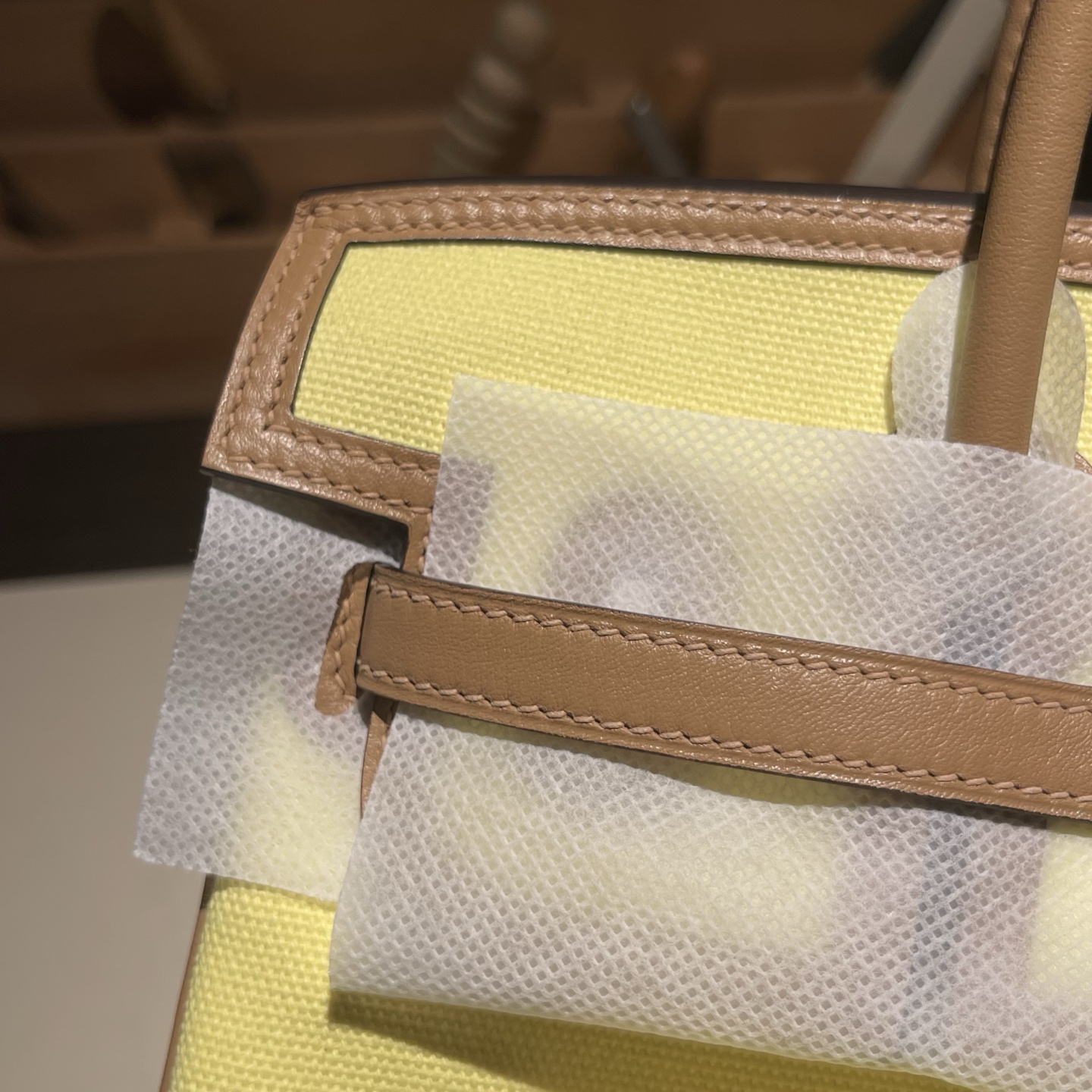 🐎新品
Birkin Cargo 帆布铂金包 25cm 原厂进口Swift皮拼帆布【柠檬黄🍋】银扣 通勤休闲包 男女通用款
限量版 专柜同步 全手工蜜蜡线缝制 纯钢五金 现货