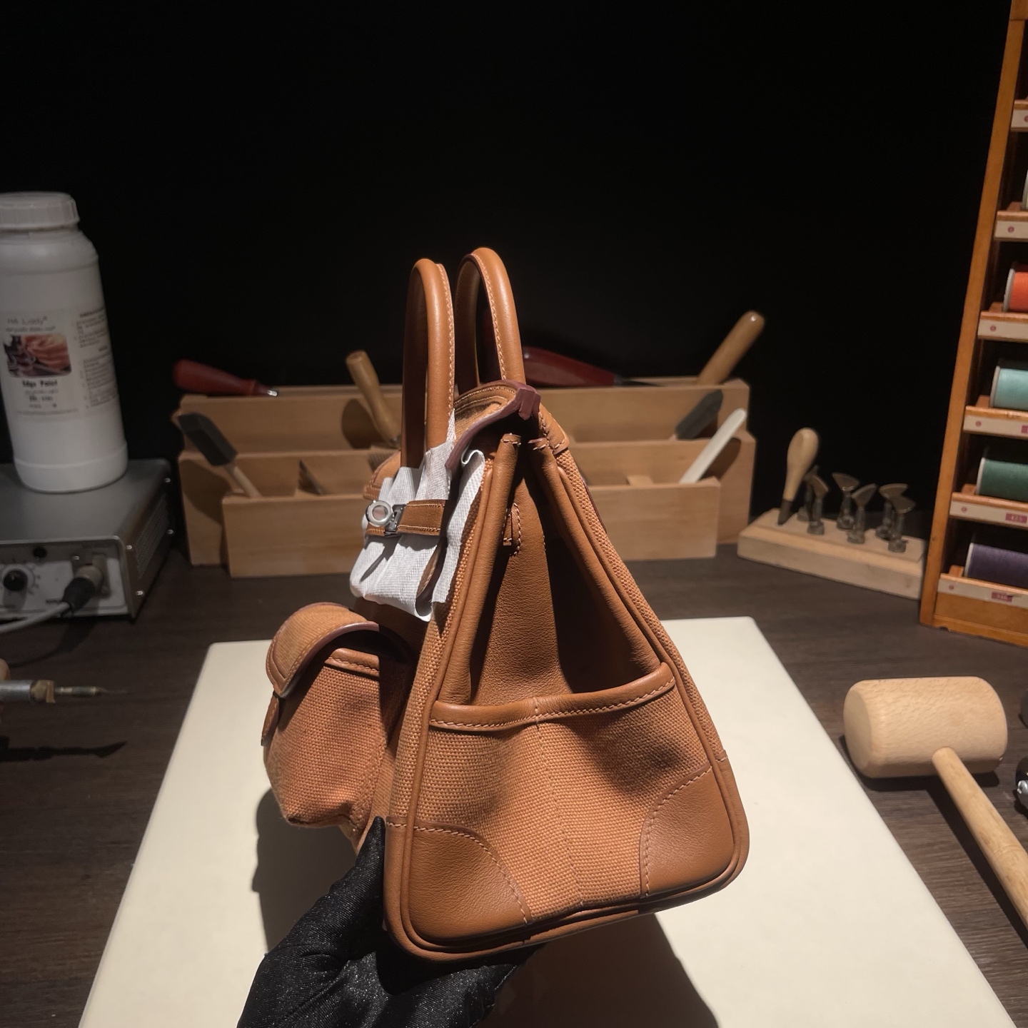 🐎新品
Birkin Cargo 帆布铂金包 25cm 原厂进口Swift皮拼帆布【金棕】银扣 通勤休闲包 男女通用款
限量版 专柜同步 全手工蜜蜡线缝制 纯钢五金 现货