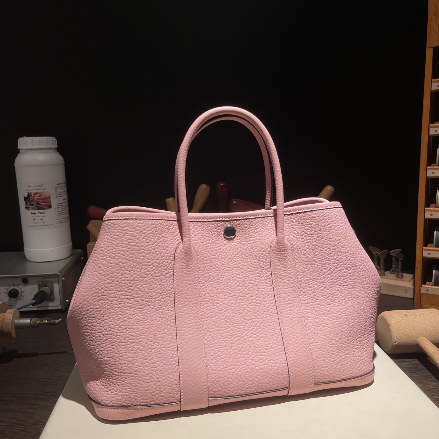 NO:698863,Garden arty garden bag 30cm, original imported N-togo leather [3Q pink] silver buckle, commuter leisure bag, counter synchronization, handmade wax thread sewing, pure steel hardware, in stock, Hermes, Hermes,19860909Garden arty 花园包 30cm 原厂进口N-togo皮【3Q粉】银扣 通勤休闲包 专柜同步 手工蜡线缝制 纯钢五金 现货,爱马仕,hermes,Hermes,,Bag