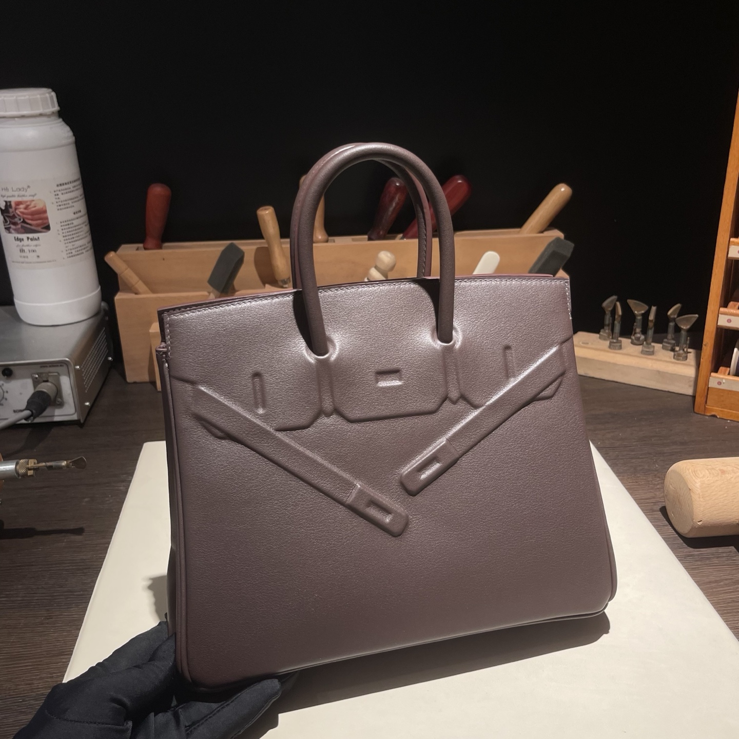 NO:699252,New product custom order Birkin Shadow 25cm original imported Swift leather [saddle red] silver buckle limited edition counter synchronization fully handmade beeswax thread sewing top craftsmanship high-end customization, Hermes, hermes, stuart weitzman, Hermes,19860909新品 客订 Birkin Shadow 幻影铂金包 25cm 原厂进口Swift皮【马鞍红】银扣 限量版 专柜同步 全手工蜜蜡线缝制 顶级工艺 高端定制,爱马仕,hermes,stuart weitzman,Hermes,,Bag