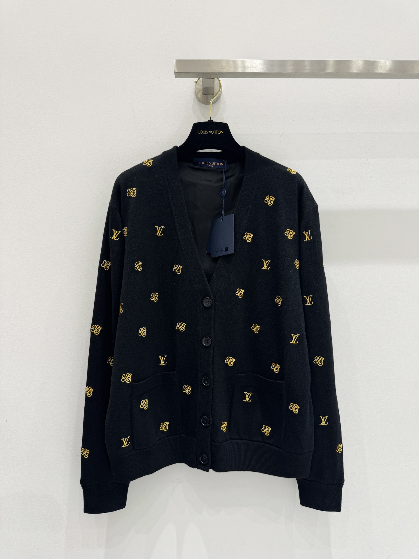 Louis Vuitton Vêtements Cardigans Réplique de concepteur haute qualité
 Broderie fleurs Unisexe Laine Collection automne – hiver