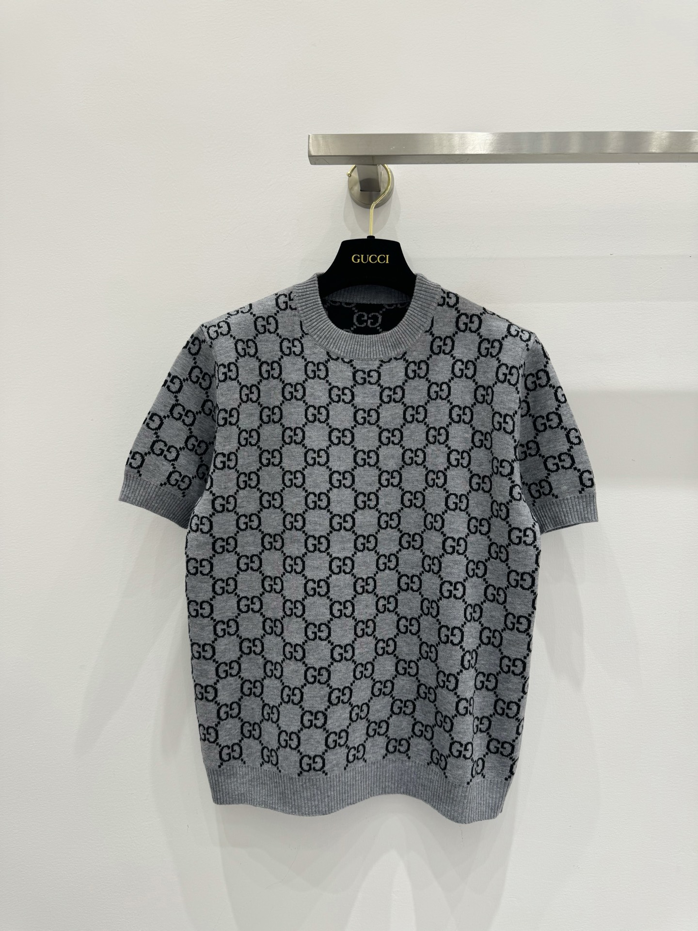 NO:561365,Gucc* classic double G presbyopia reversible short sleeves!  ①Color/SML,,gucci,T-shirt,alexander wang19860909Gucc*经典双G老花双面穿短袖！①色/SML,,gucci,T-shirt,alexander wang,Women's clothing