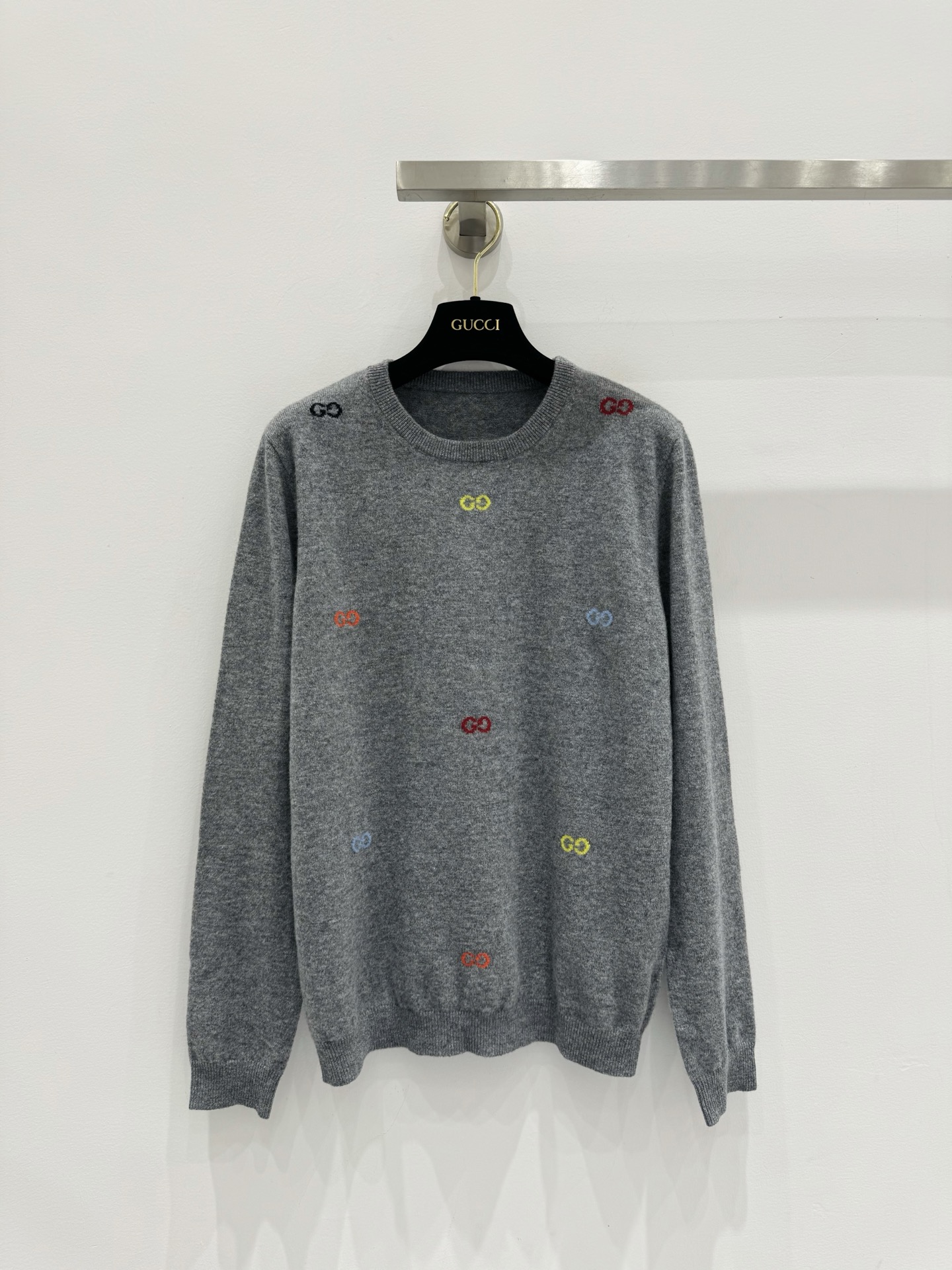 NO:561357,Gucc* classic double G jacquard pullover! 一色/SML,,gucci,alexander wang19860909Gucc*经典双G提花套头！一色/SML,,gucci,alexander wang,Women's clothing