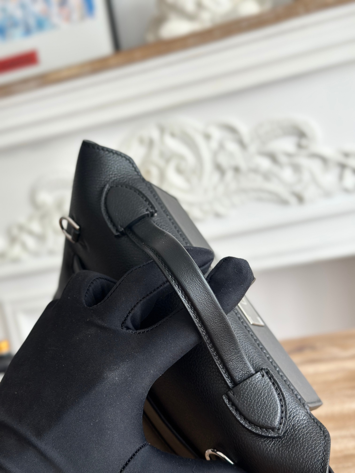 Hermes 2424 Mini Black mini shoulder everyday