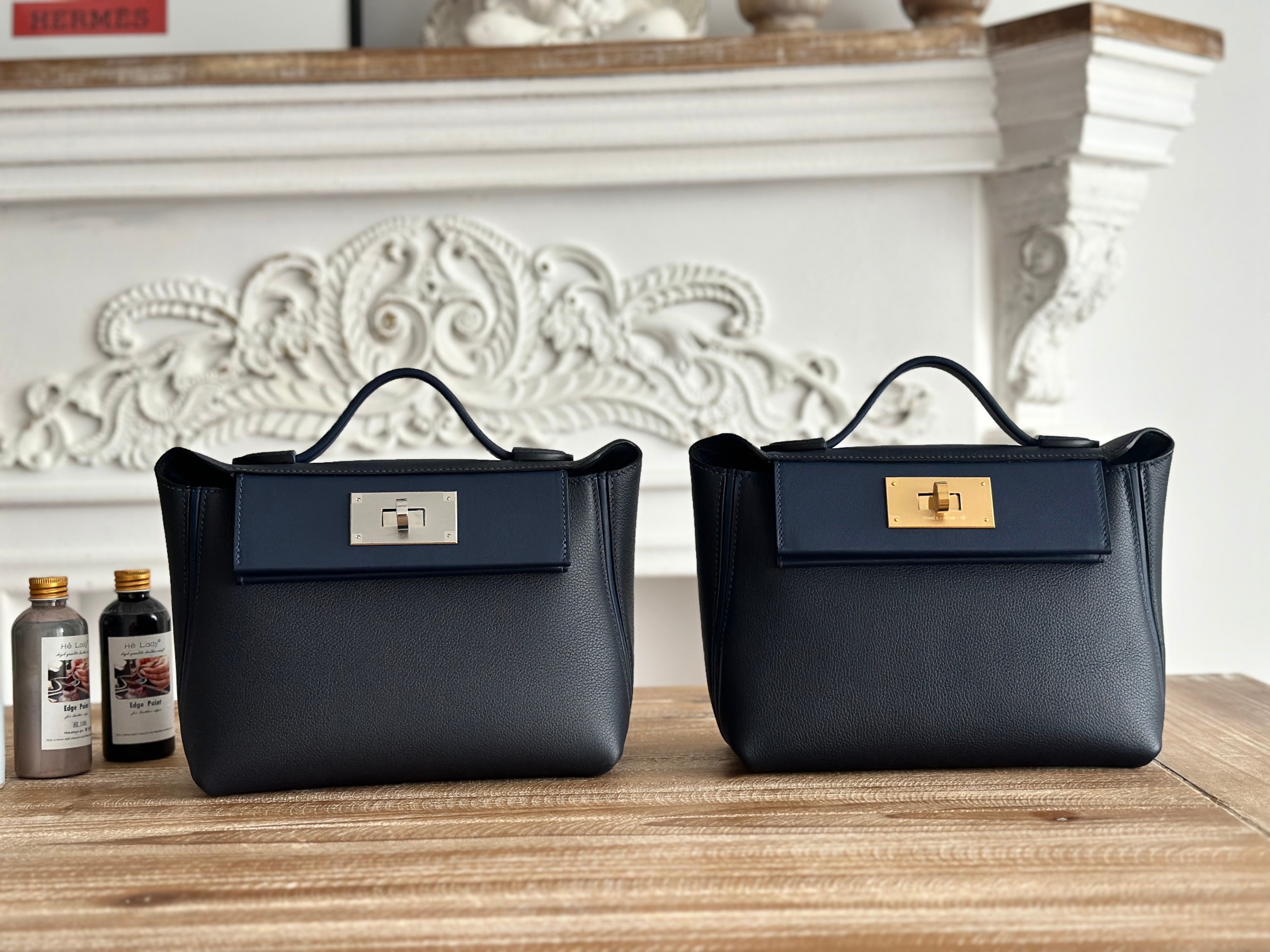 Hermes 2424 Black mini shoulder everyday