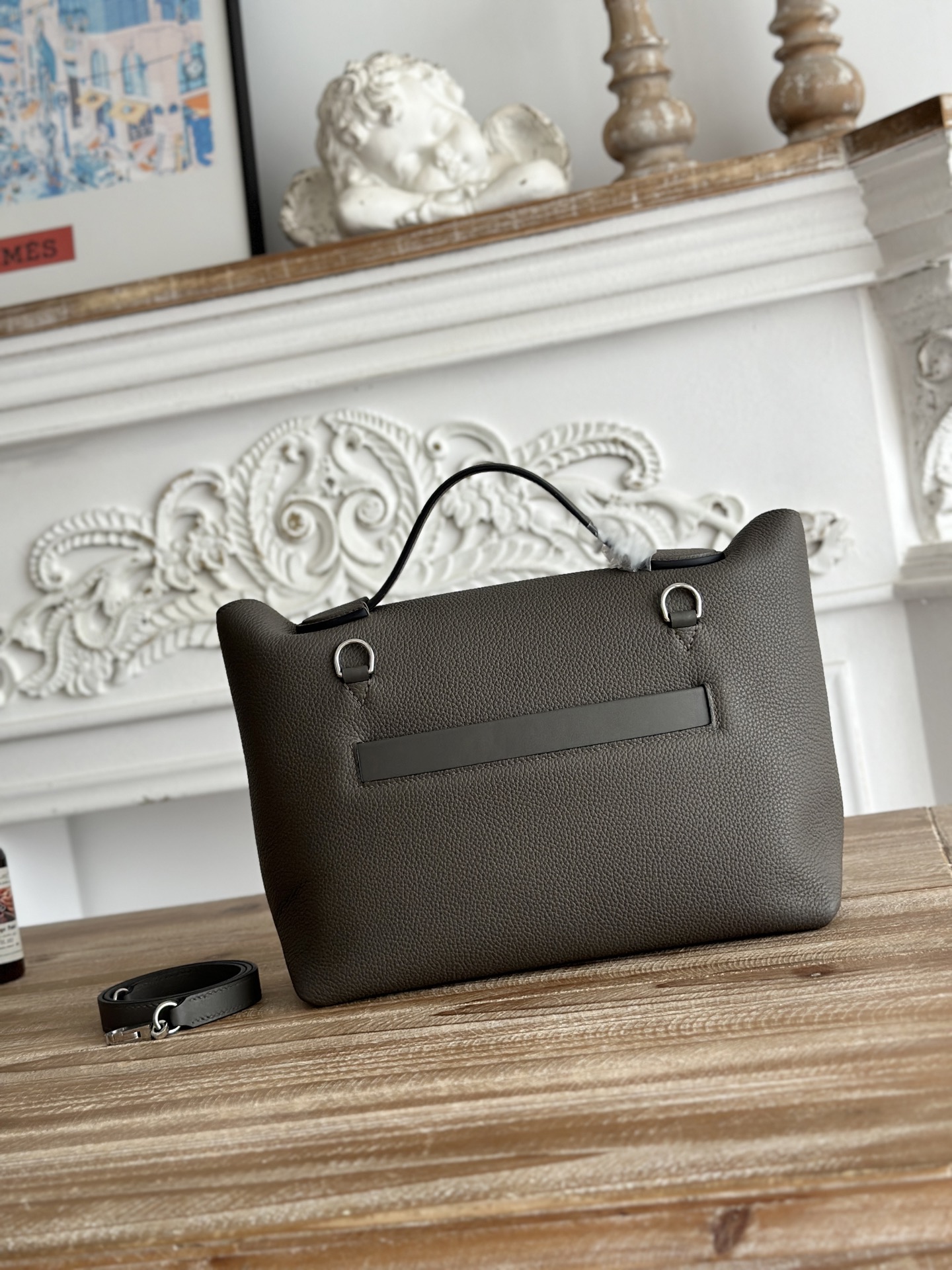 Hermes 24 Etoupe shoulder everyday