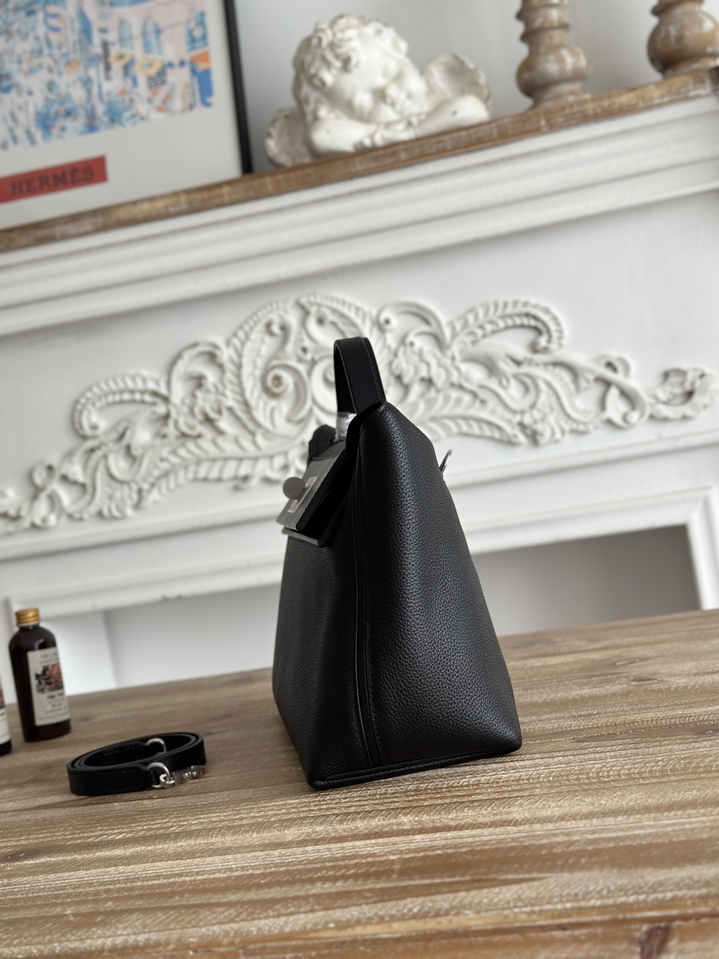 Hermes 24 Black shoulder everyday
