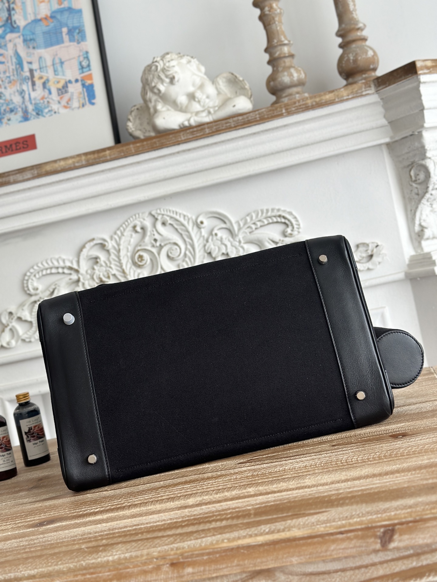 Hermes Hac 40 cargo Black 40 travel everyday
