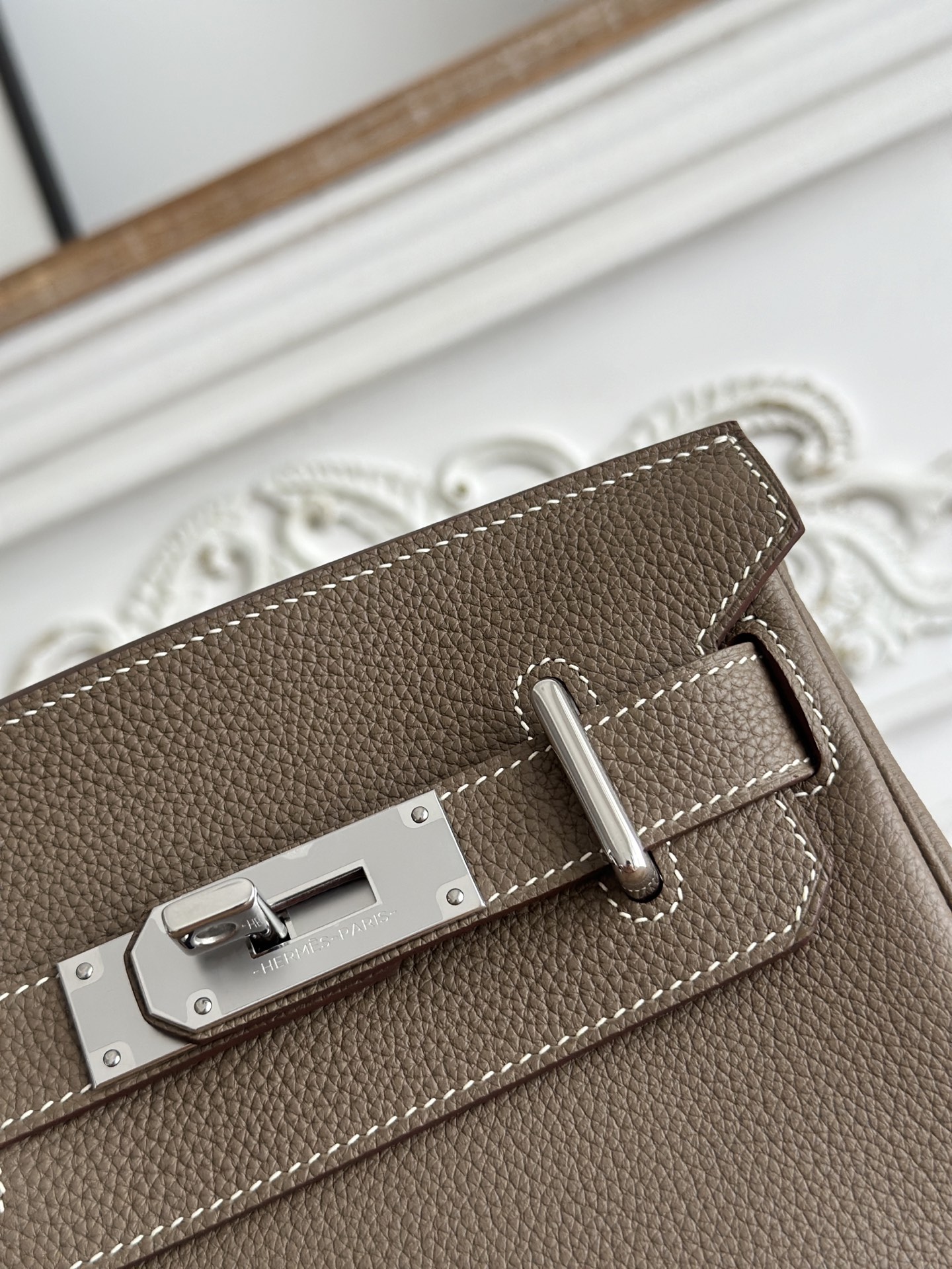 Hermes Style Grey Bag Lookbook Reference image 2