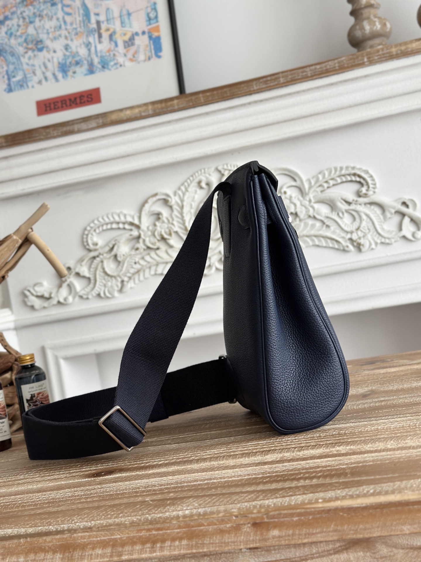 Hermes Style Blue Bag Lookbook Reference image 2