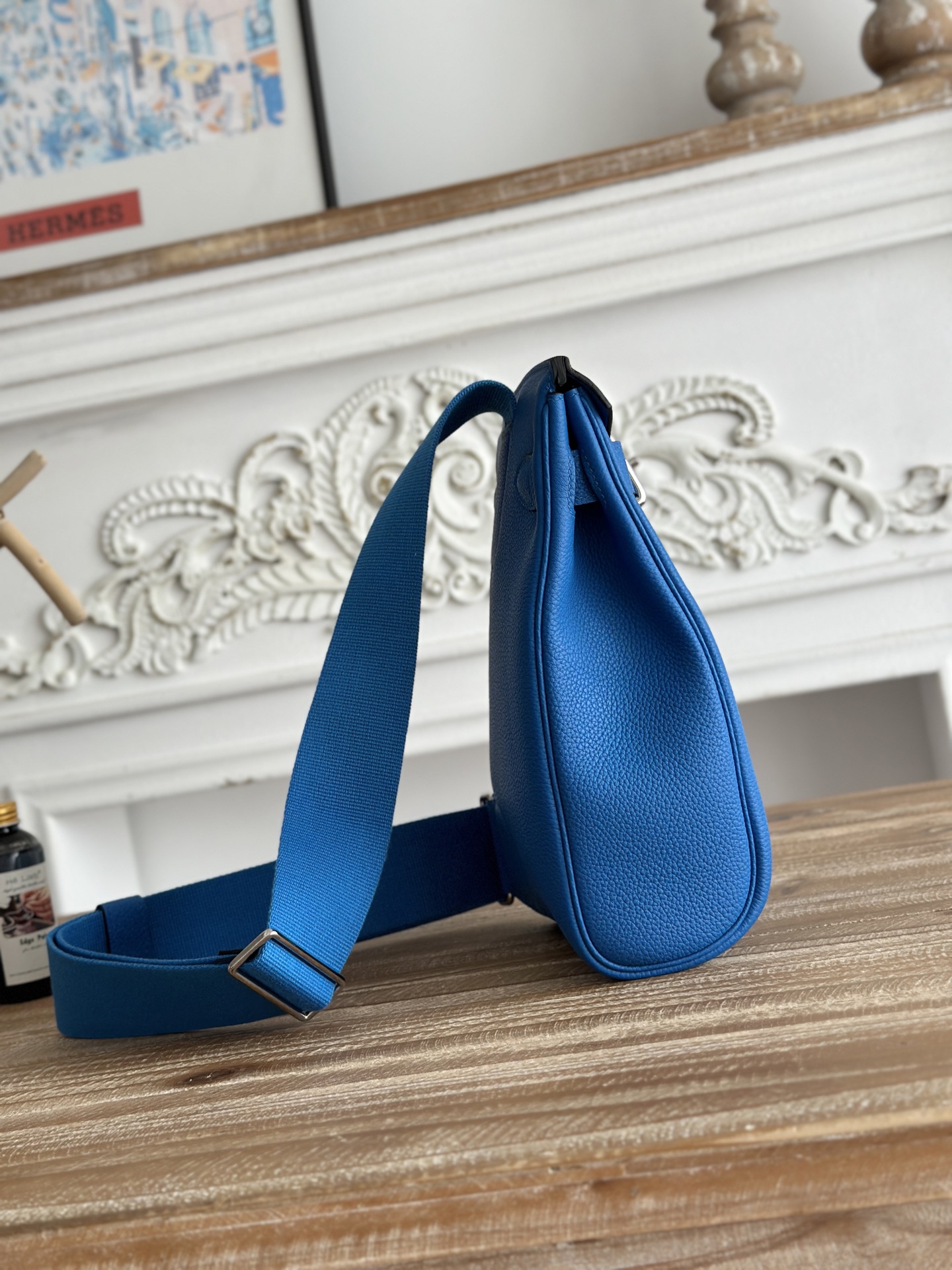 Hermes Style Blue Bag Lookbook Reference image 2