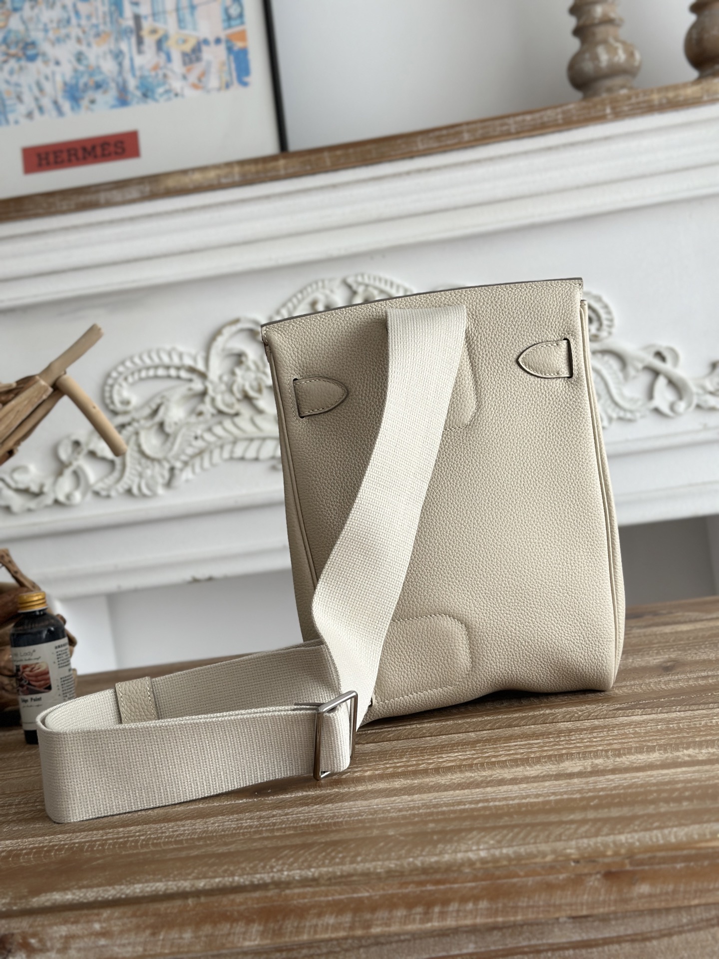 Hermes Milkshake White crossbody everyday