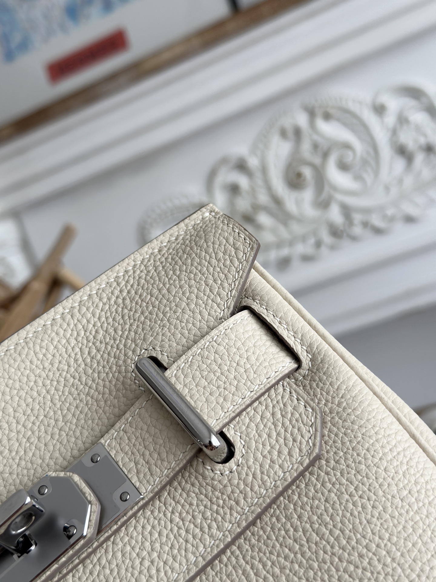 Hermes Milkshake White crossbody everyday