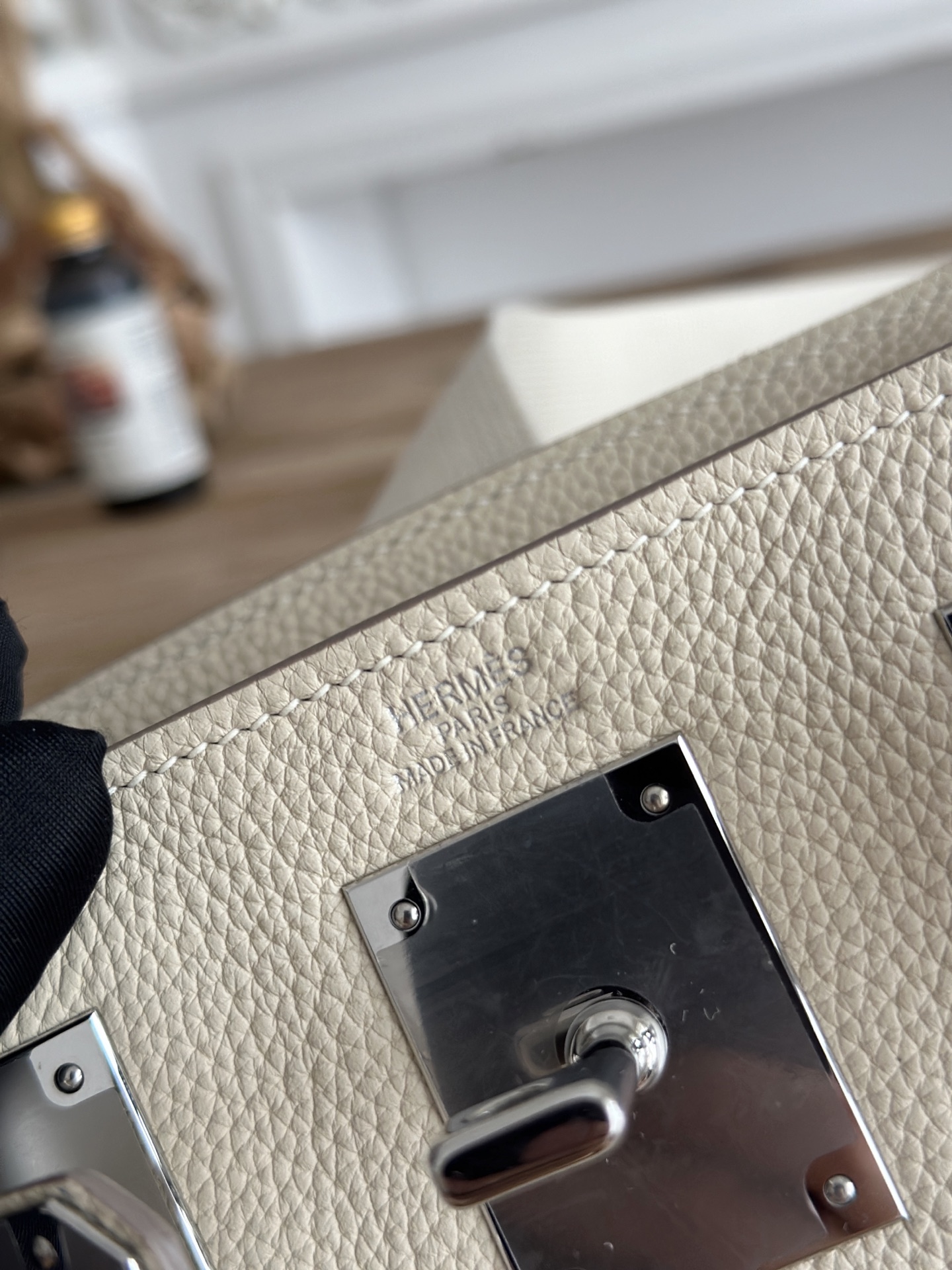 Borsa Hermes 𝐇𝐚𝐜 𝐚 𝐝𝐨𝐬｜milkshake bianco — photo 9