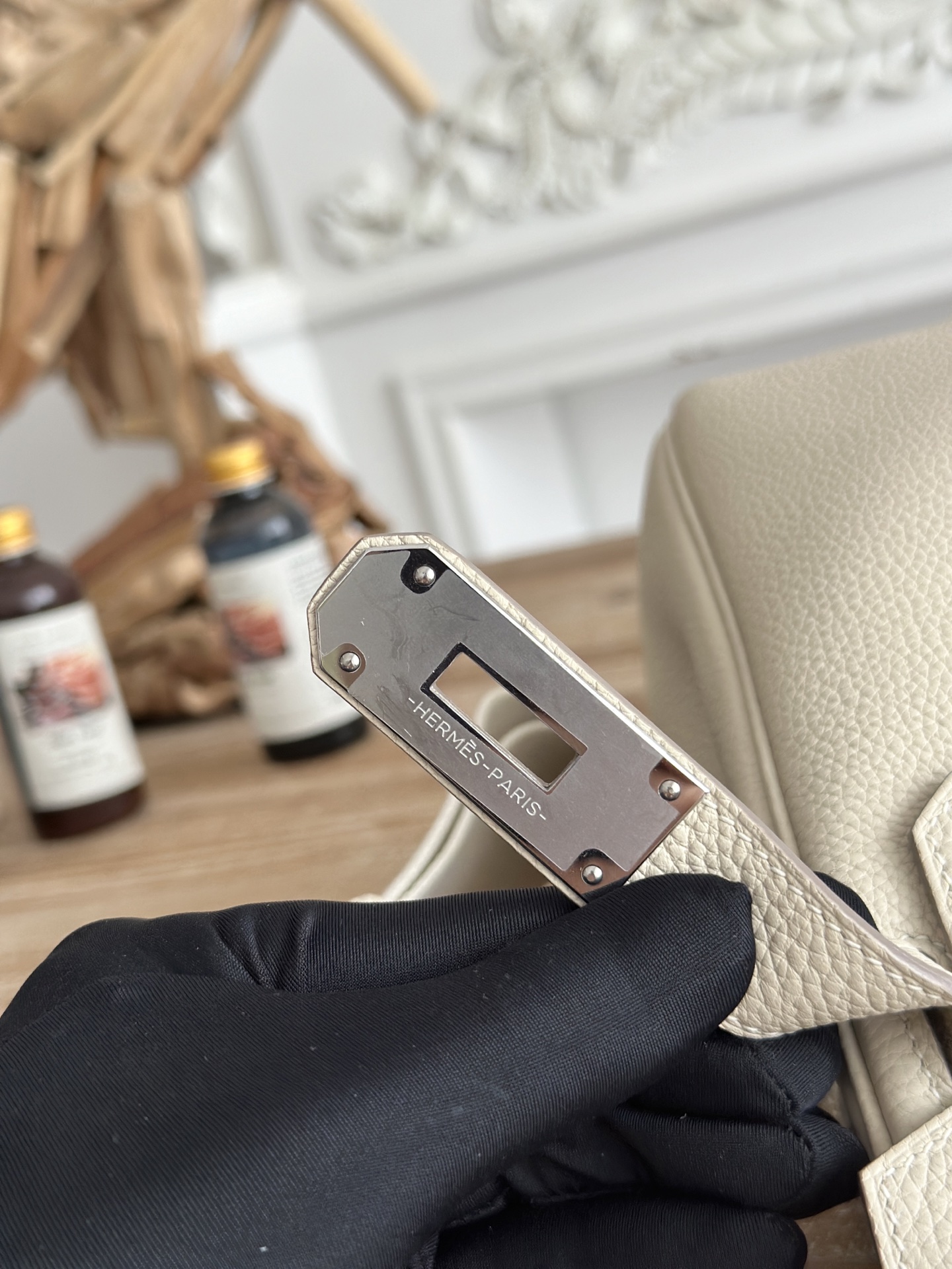 Borsa Hermes 𝐇𝐚𝐜 𝐚 𝐝𝐨𝐬｜milkshake bianco — photo 7