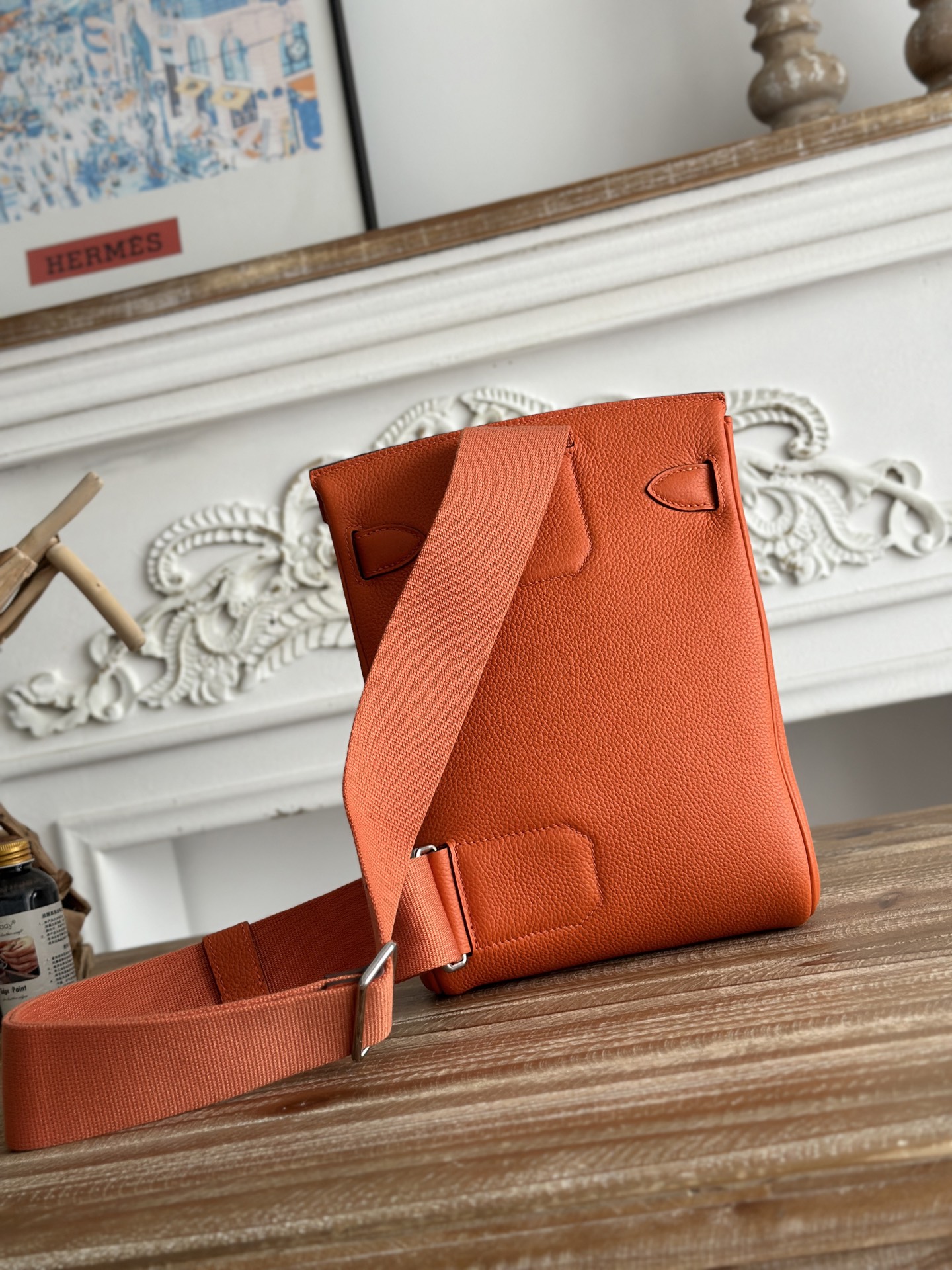 Hermes Hac a dos Orange crossbody everyday