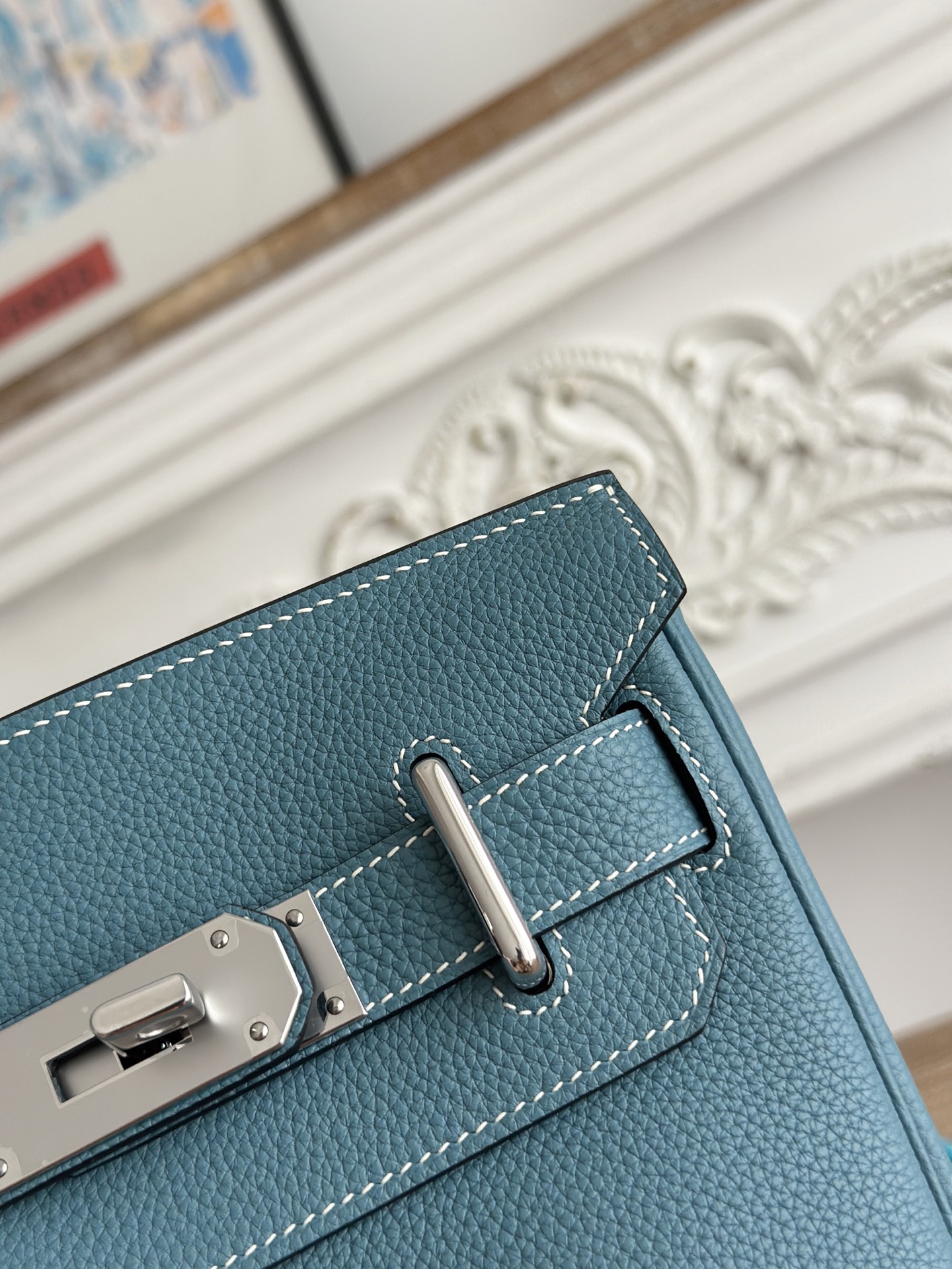 Hermes Hac a dos Denim blue crossbody everyday