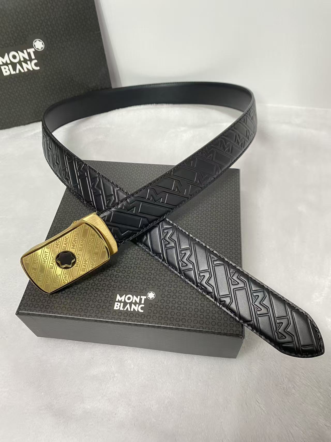 Montblanc（万宝龙男） Style Leather Men's Belts Lookbook Reference image 1