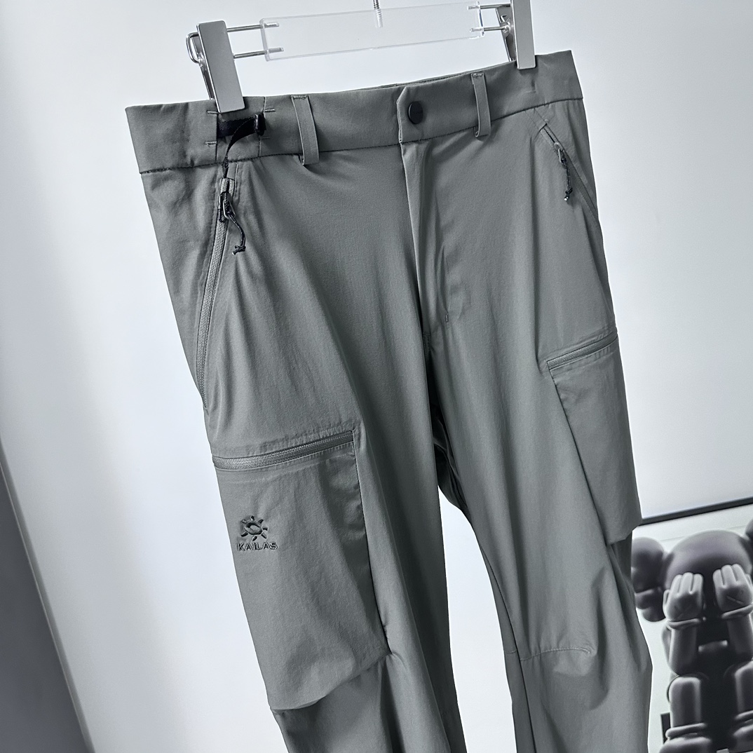KAILAS ｜凯乐石 T9-X 户外登山运动 速干裤 浅绿色 玄青黑 石涅灰